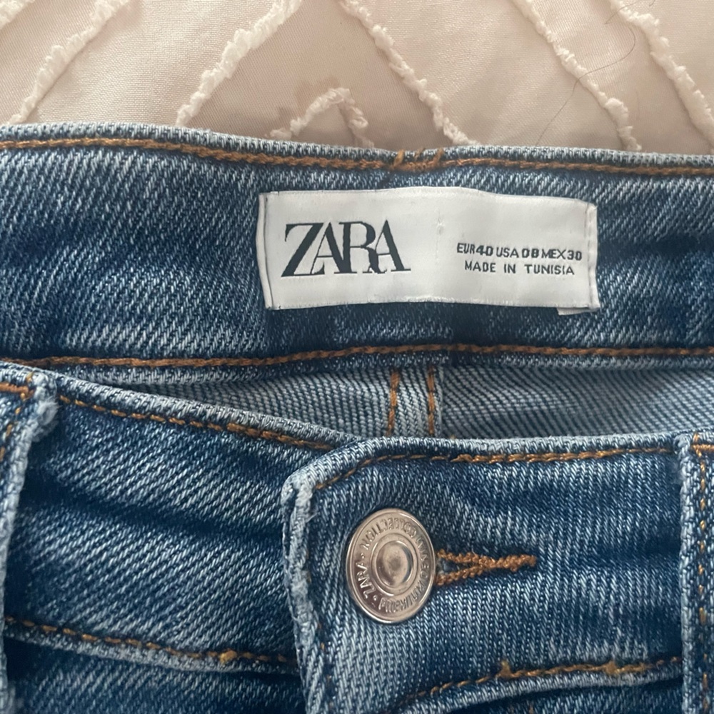 Zara Classic Blue Denim Pants